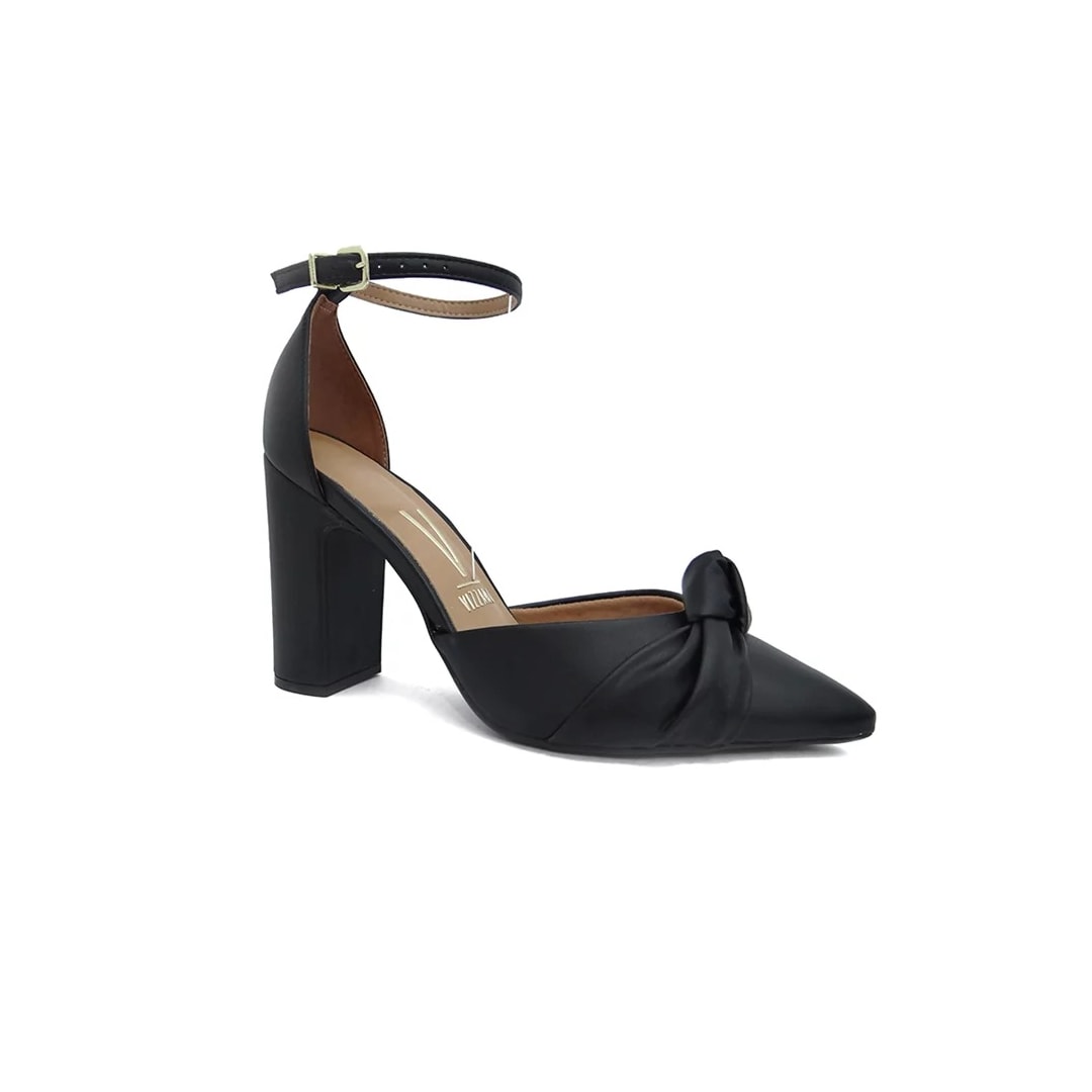 Sandália Vizzano Salto Bloco 1285.424 Preto Sandália Vizzano Salto Bloco 1285.424 Preto