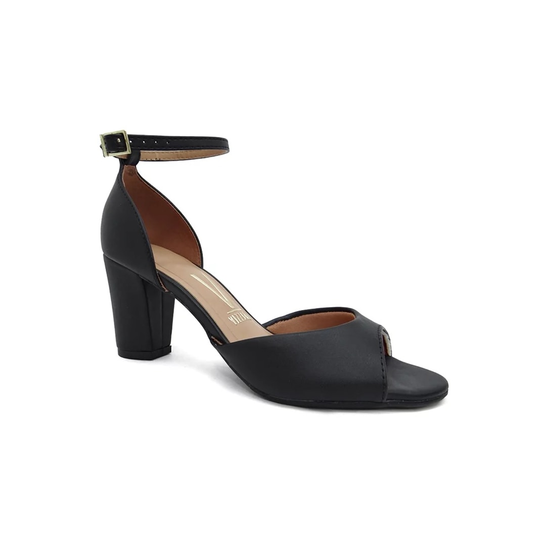 Sandália Vizzano Salto Bloco 6262.406 Preto Sandália Vizzano Salto Bloco 6262.406 Preto