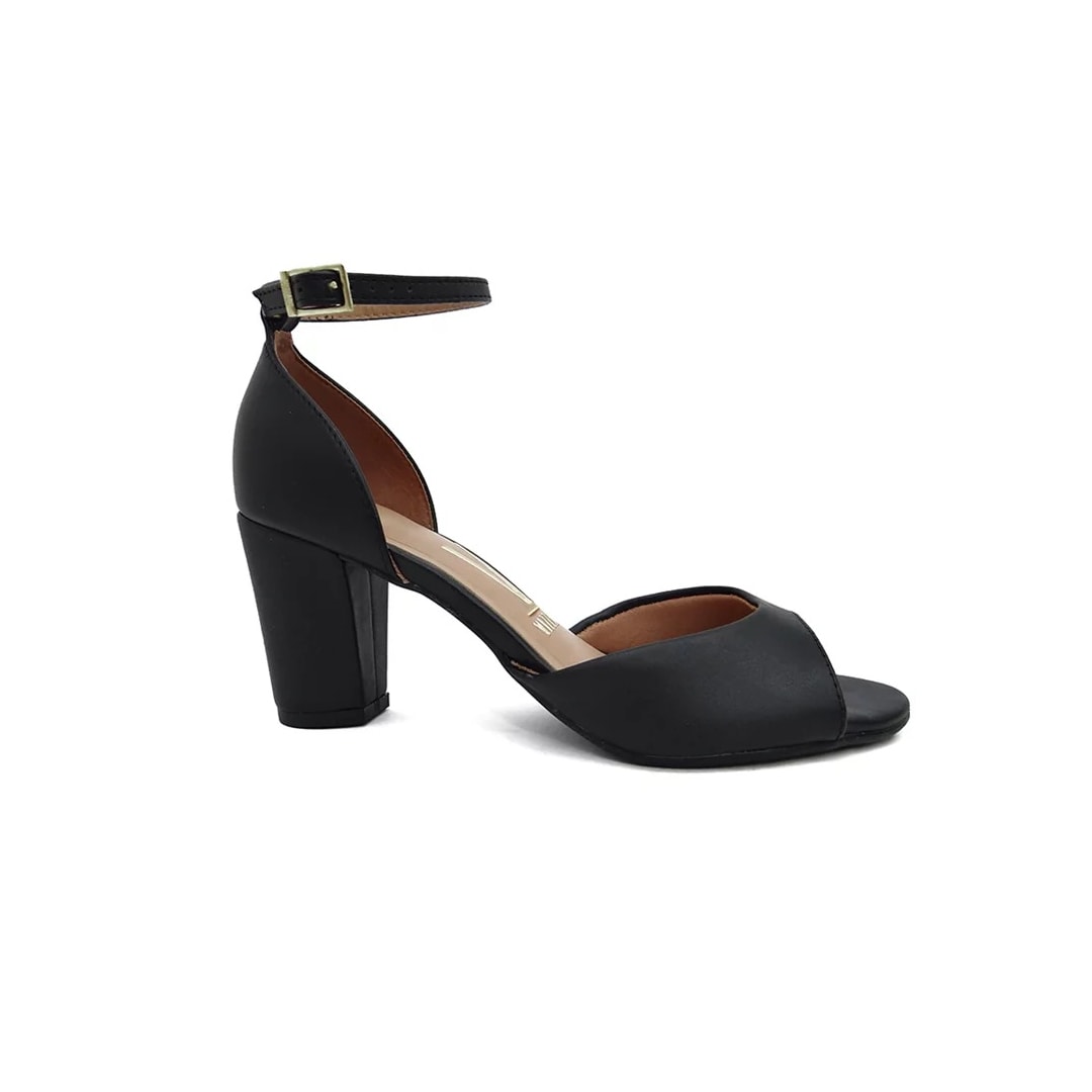 Sandália Vizzano Salto Bloco 6262.406 Preto