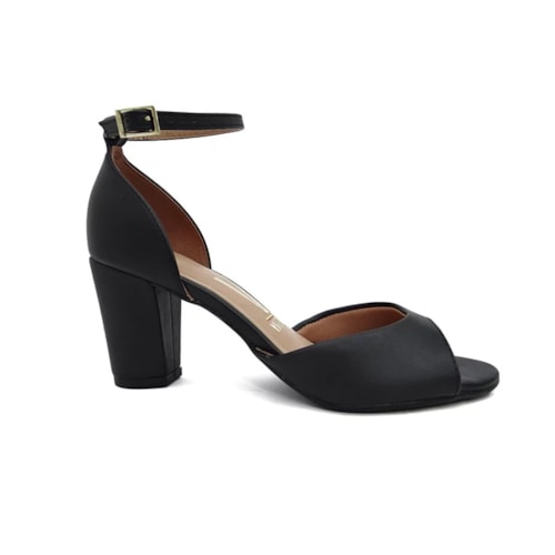 Detalhe - Sandália Vizzano Salto Bloco 6262.406 Preto