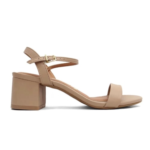 Detalhe - Sandália Vizzano Salto Bloco 6291.900 Bege