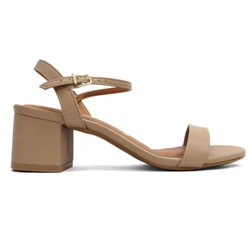 Detalhe - Sandália Vizzano Salto Bloco 6291.900 Bege