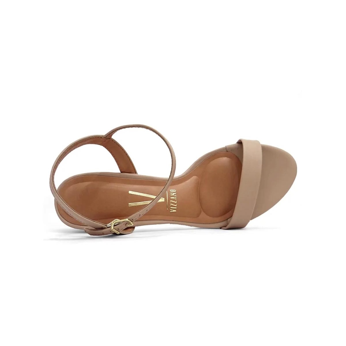 Sandália Vizzano Salto Bloco 6291.900 Bege Sandália Vizzano Salto Bloco 6291.900 Bege