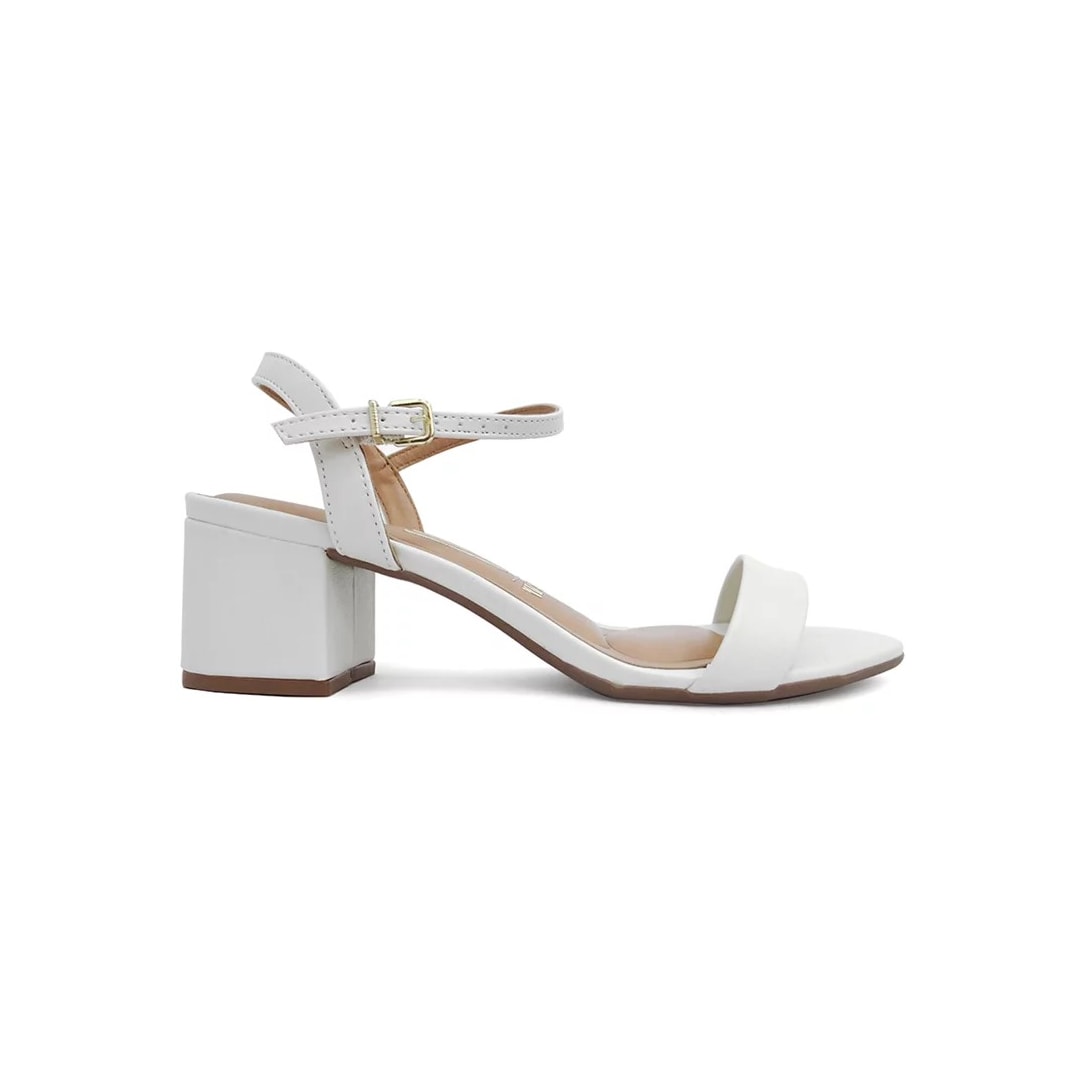 Sandália Vizzano Salto Bloco 6291.900 Branco Off Sandália Vizzano Salto Bloco 6291.900 Branco Off