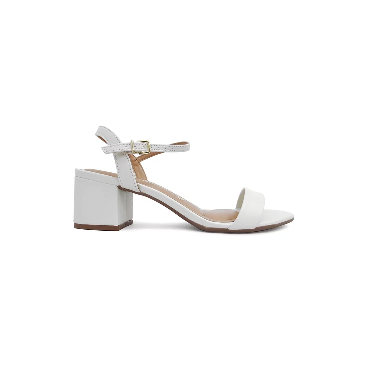 Sandália Vizzano Salto Bloco 6291.900 Branco Off Sandália Vizzano Salto Bloco 6291.900 Branco Off