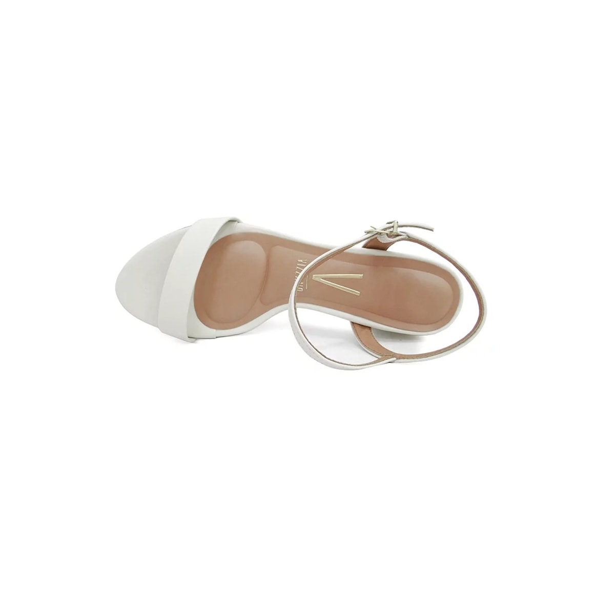 Sandália Vizzano Salto Bloco 6291.900 Branco Off Sandália Vizzano Salto Bloco 6291.900 Branco Off
