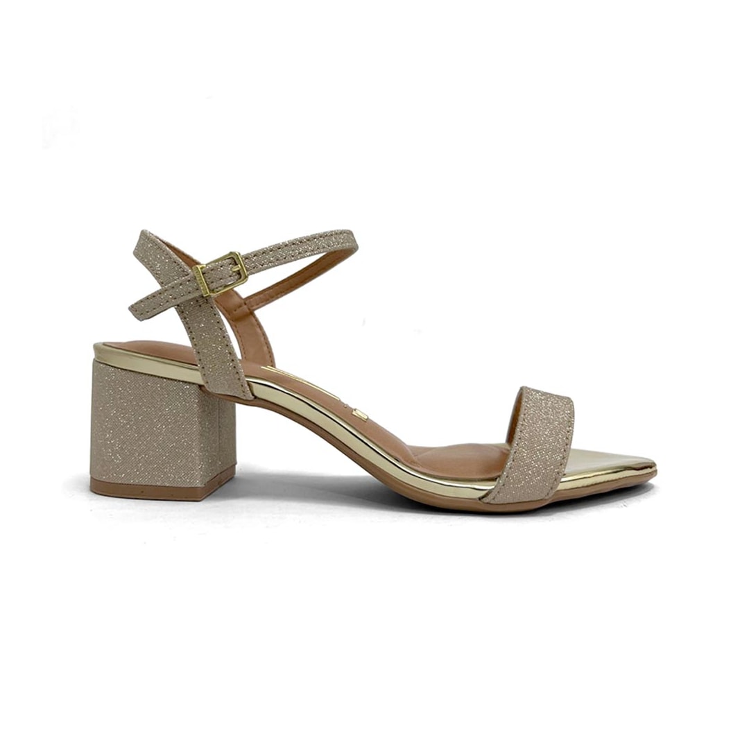 Sandalia Vizzano Salto Bloco 6291.900 Dourado Sandalia Vizzano Salto Bloco 6291.900 Dourado