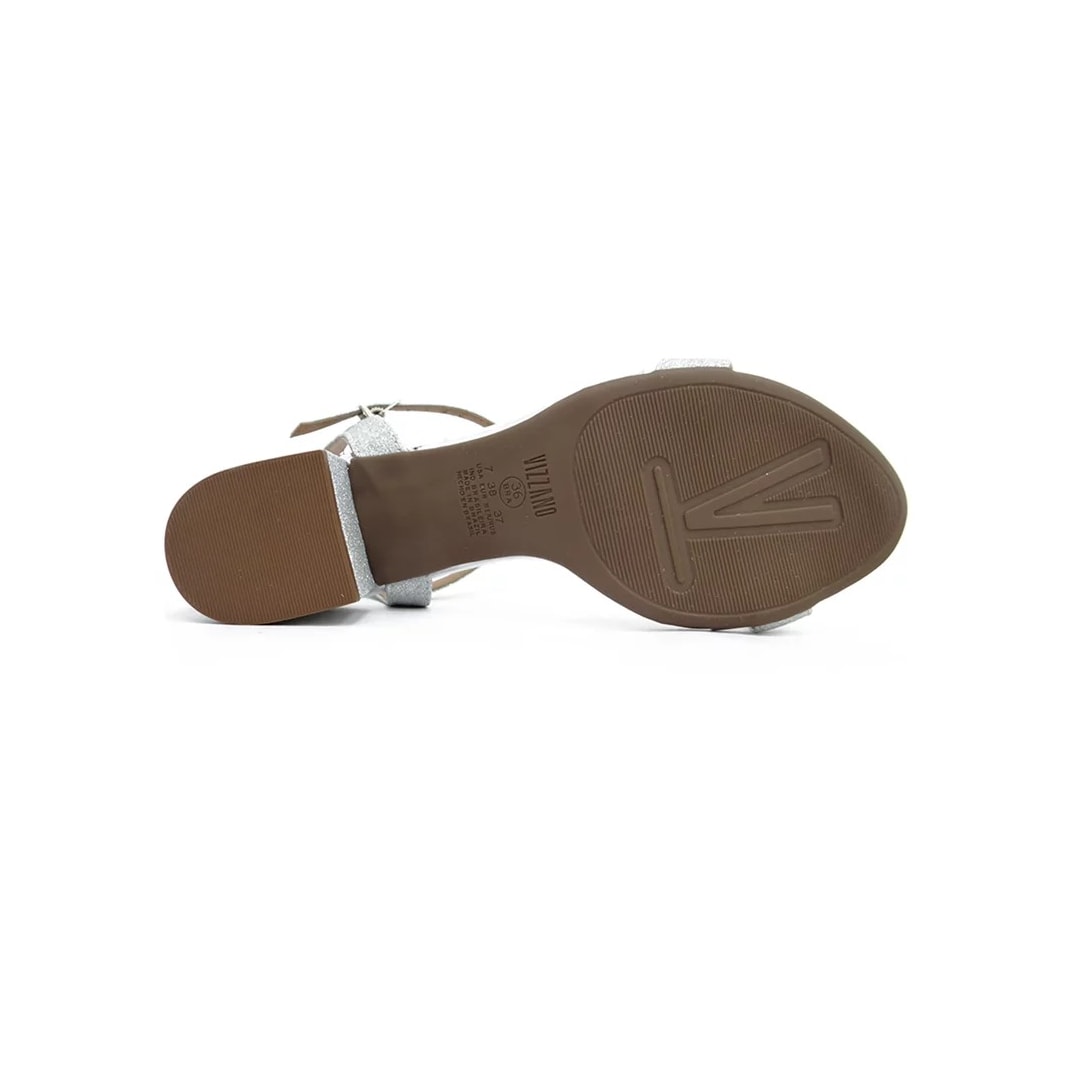 Sandália Vizzano Salto Bloco 6291.900 Prata Sandália Vizzano Salto Bloco 6291.900 Prata
