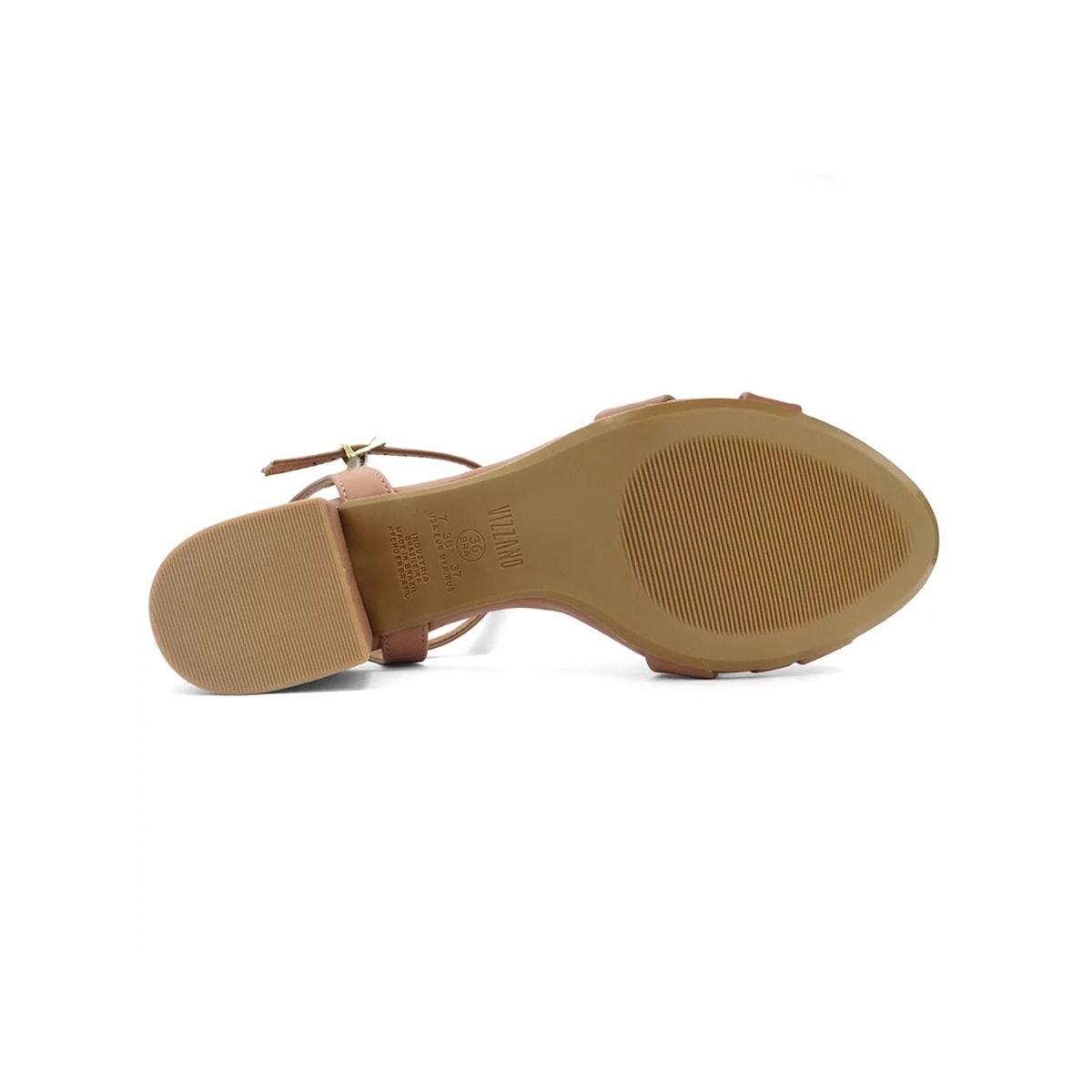 Sandália Vizzano Salto Bloco 6291.927 Nude Sandália Vizzano Salto Bloco 6291.927 Nude