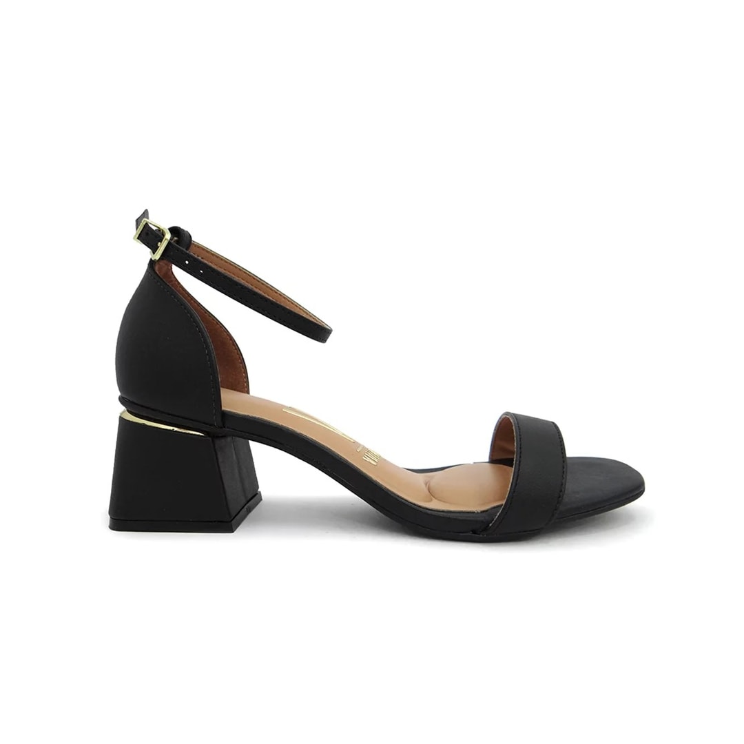 Sandália Vizzano Salto Bloco 6428.104 Preto