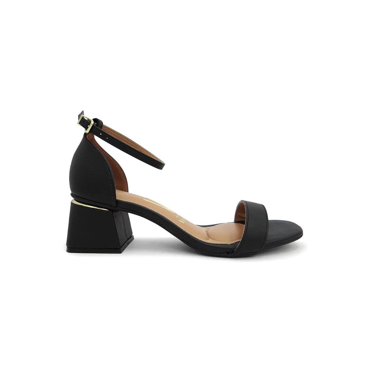 Sandália Vizzano Salto Bloco 6428.104 Preto Sandália Vizzano Salto Bloco 6428.104 Preto