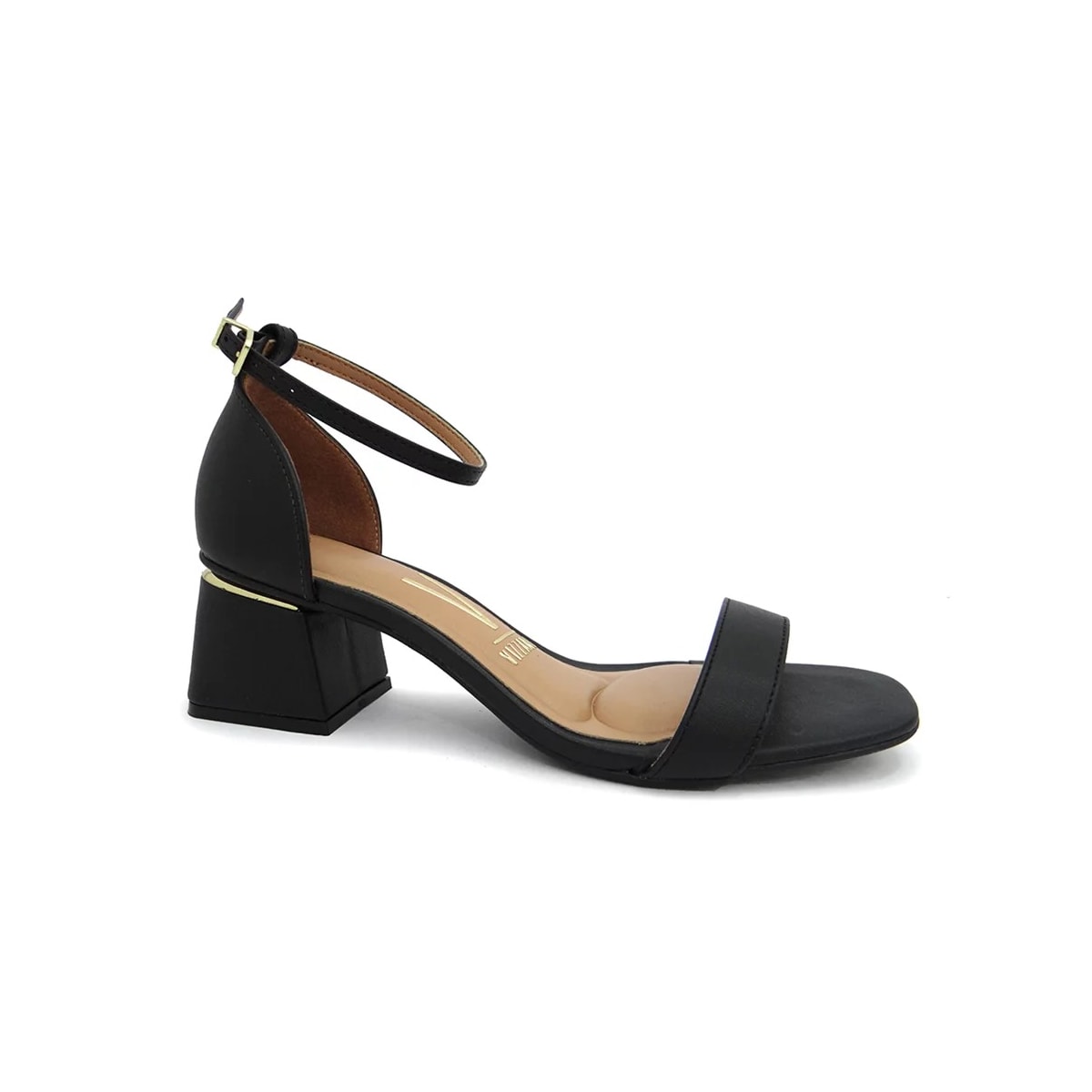 Sandália Vizzano Salto Bloco 6428.104 Preto Sandália Vizzano Salto Bloco 6428.104 Preto