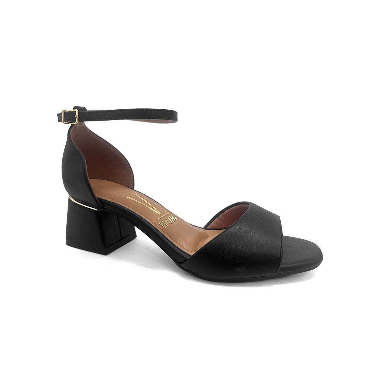 Sandália Vizzano Salto Bloco 6428.143 Preto Sandália Vizzano Salto Bloco 6428.143 Preto