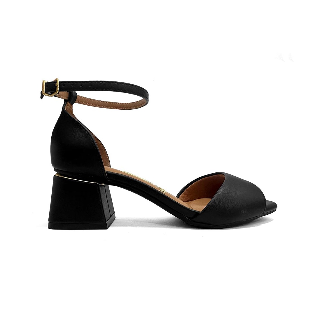 Sandália Vizzano Salto Bloco 6428.143 Preto