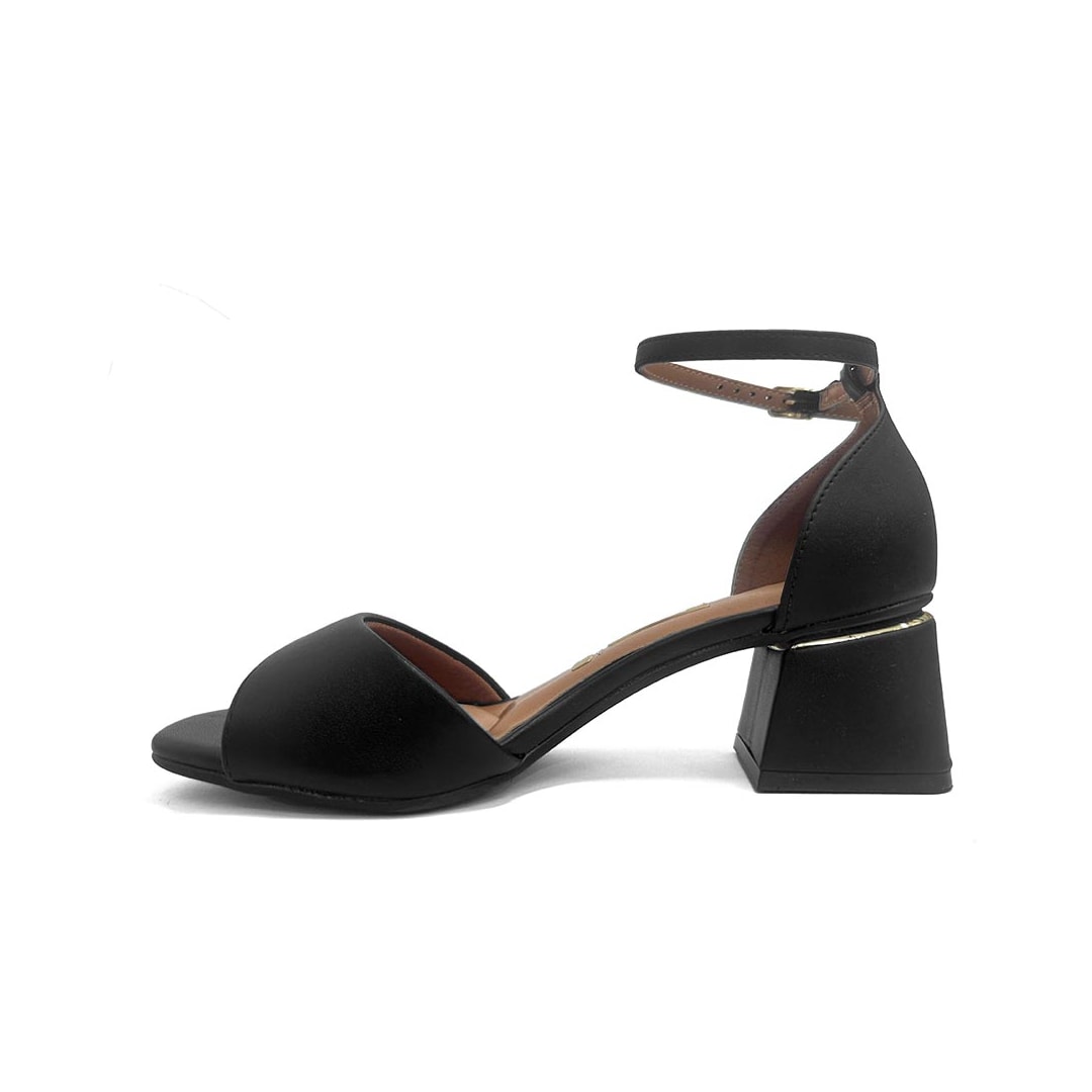 Sandália Vizzano Salto Bloco 6428.143 Preto Sandália Vizzano Salto Bloco 6428.143 Preto