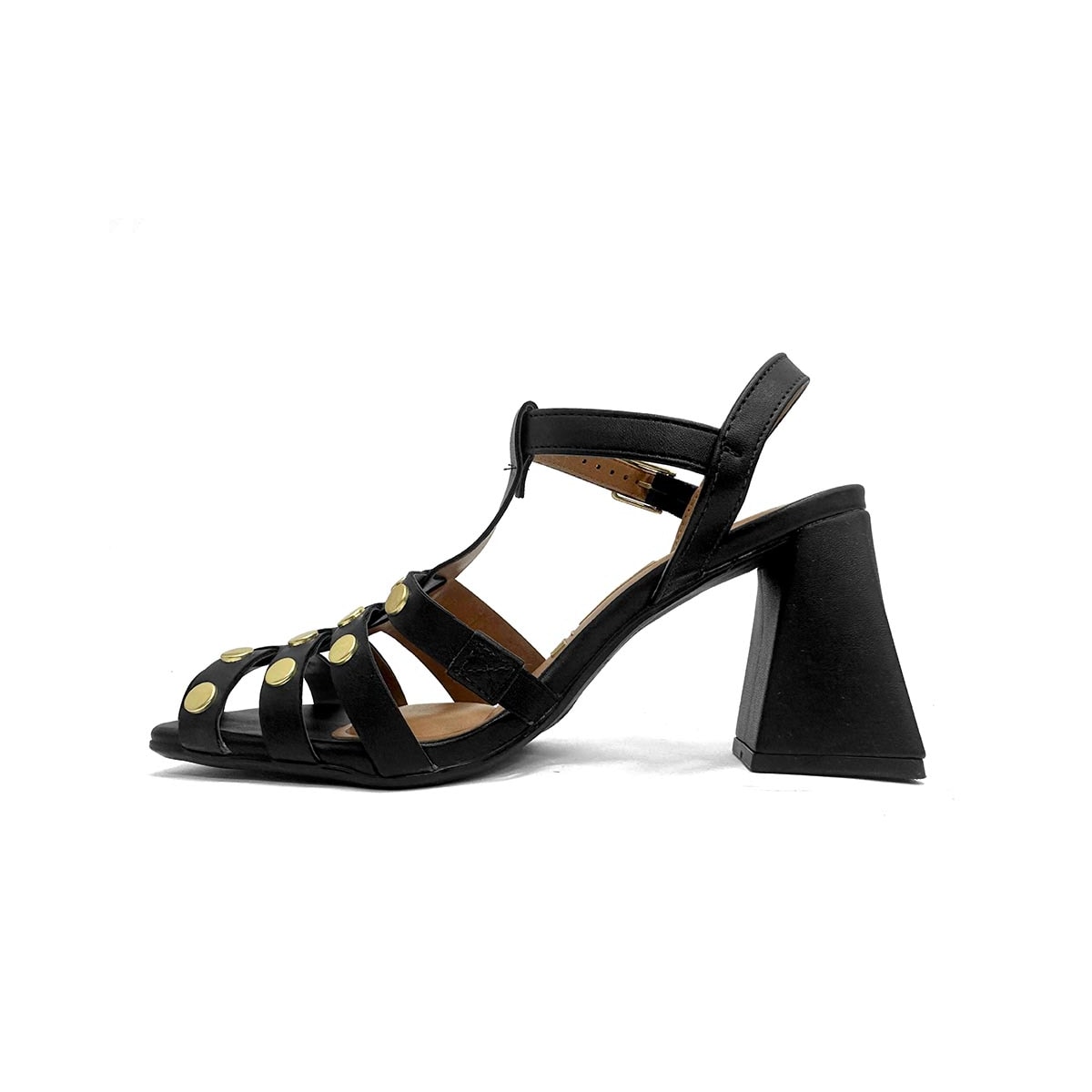 Sandália Vizzano Salto Bloco 6464.143 Preto Sandália Vizzano Salto Bloco 6464.143 Preto