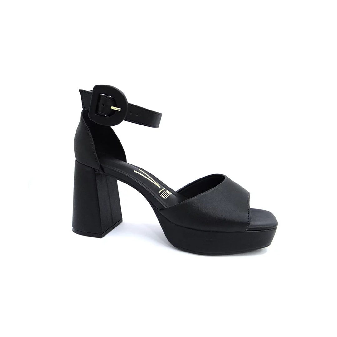 Sandália Vizzano Salto Bloco 6472.103 Preto