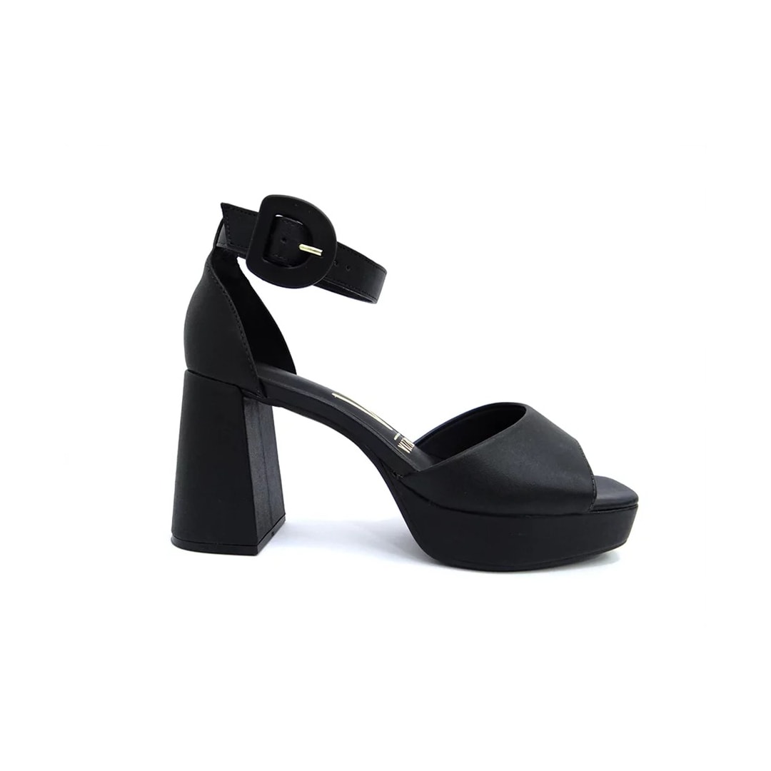 Sandália Vizzano Salto Bloco 6472.103 Preto