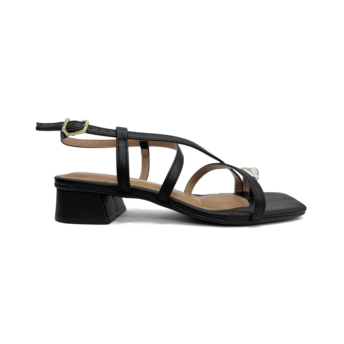 Sandália Vizzano Salto Bloco Baixo 6454.123 Preto Sandália Vizzano Salto Bloco Baixo 6454.123 Preto