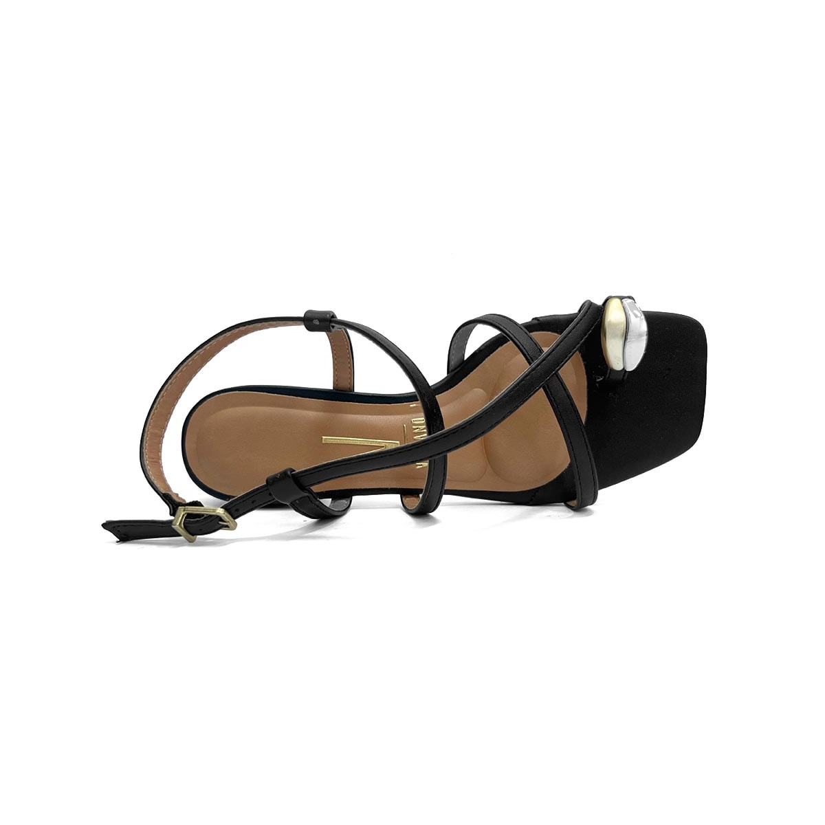 Sandália Vizzano Salto Bloco Baixo 6454.123 Preto