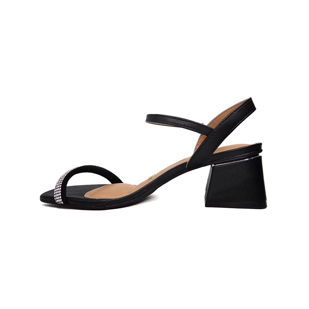Sandália Vizzano Salto Bloco Médio 6428.130 Preto Sandália Vizzano Salto Bloco Médio 6428.130 Preto