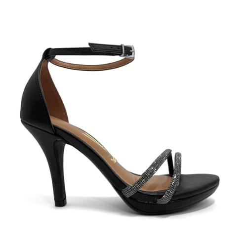 Detalhe - Sandália Vizzano Salto Fino 6210.1063 Preto