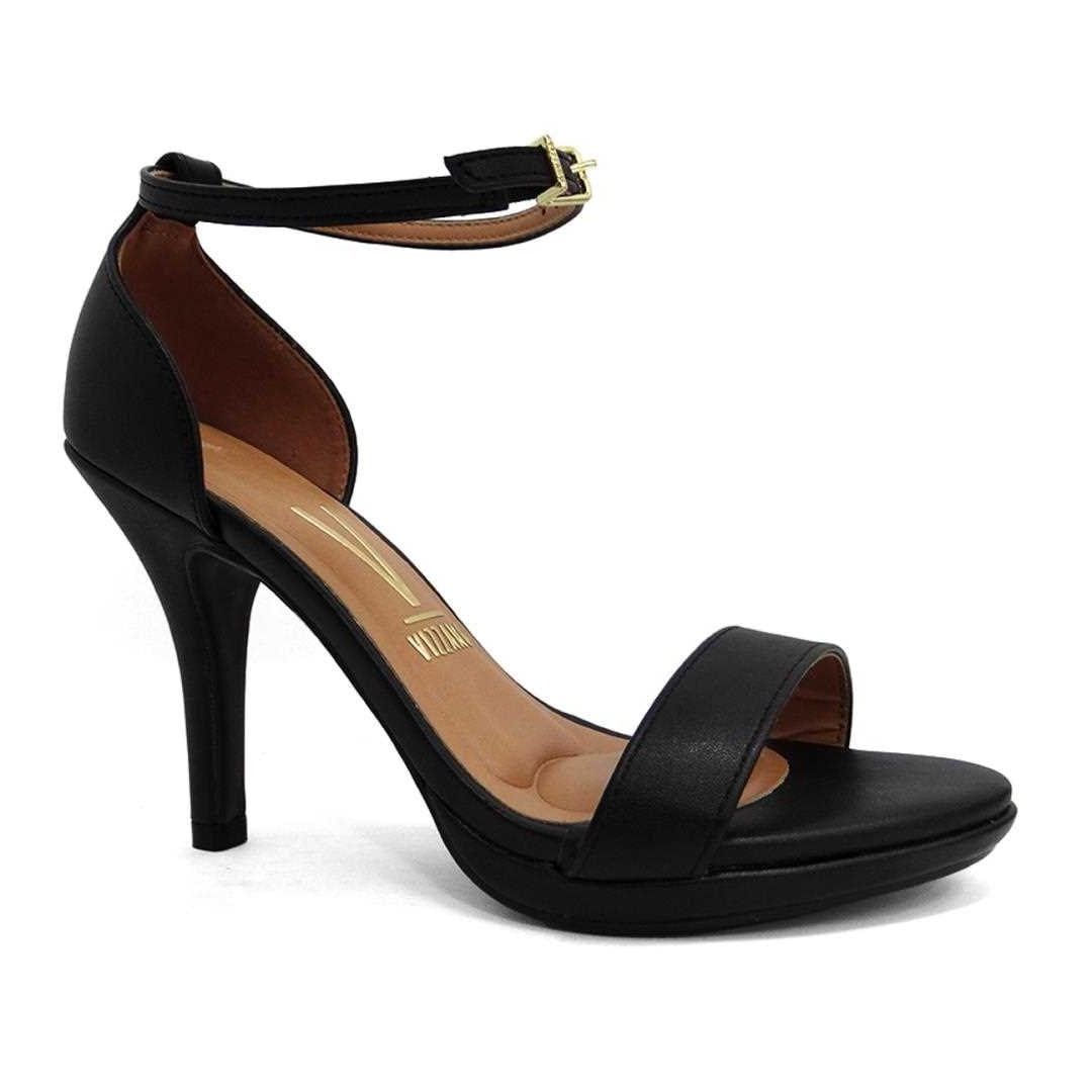 Sandália Vizzano Salto Fino 6210.655 Preto Sandália Vizzano Salto Fino 6210.655 Preto