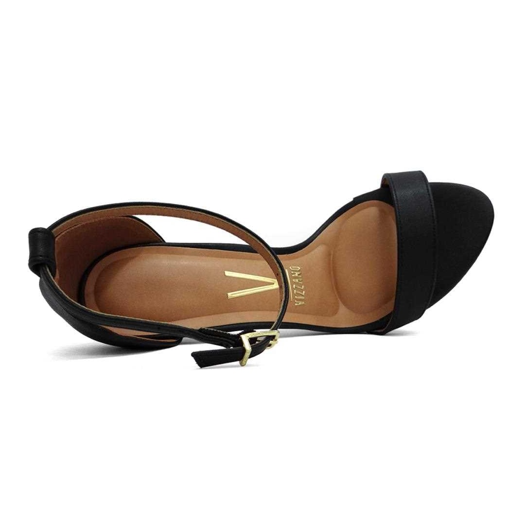 Sandália Vizzano Salto Fino 6210.655 Preto Sandália Vizzano Salto Fino 6210.655 Preto