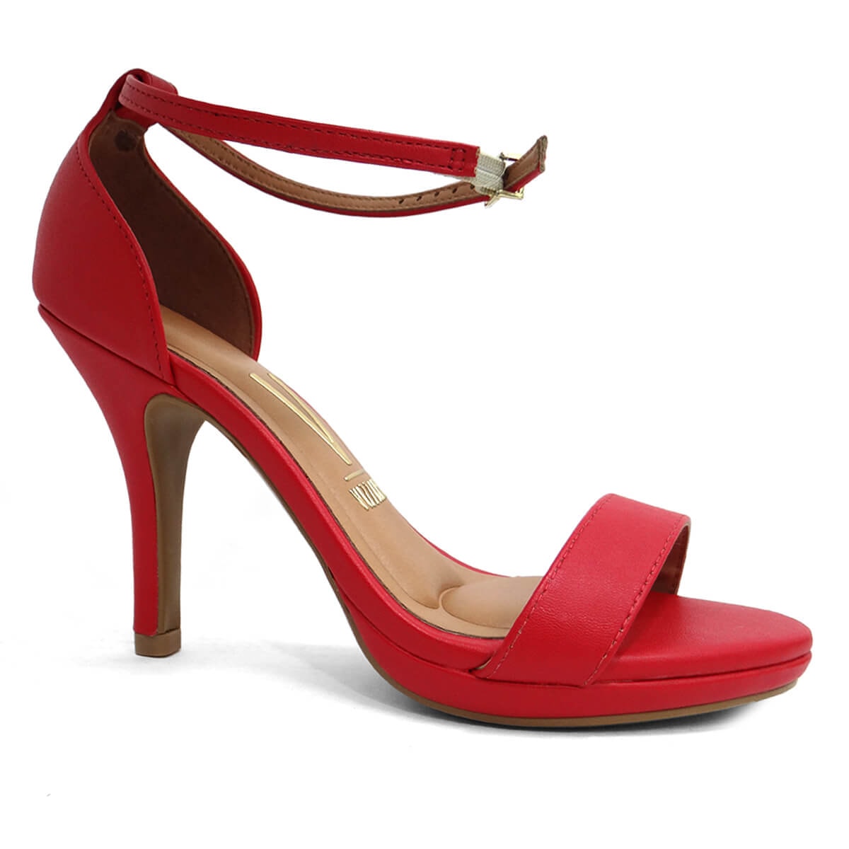 Sandália Vizzano Salto Fino 6210.655 Vermelho Sandália Vizzano Salto Fino 6210.655 Vermelho