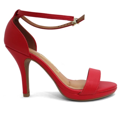Detalhe - Sandália Vizzano Salto Fino 6210.655 Vermelho