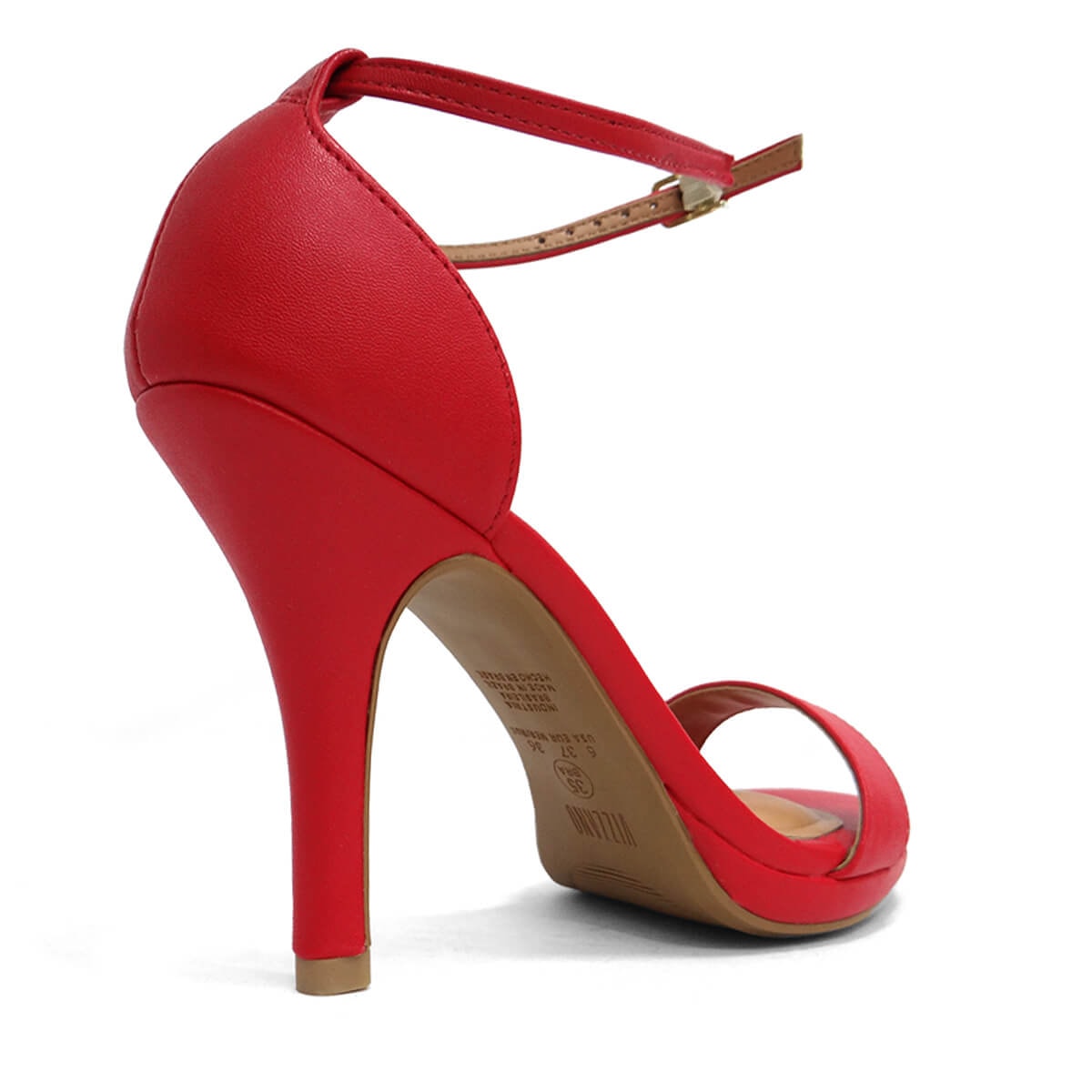 Sandália Vizzano Salto Fino 6210.655 Vermelho Sandália Vizzano Salto Fino 6210.655 Vermelho