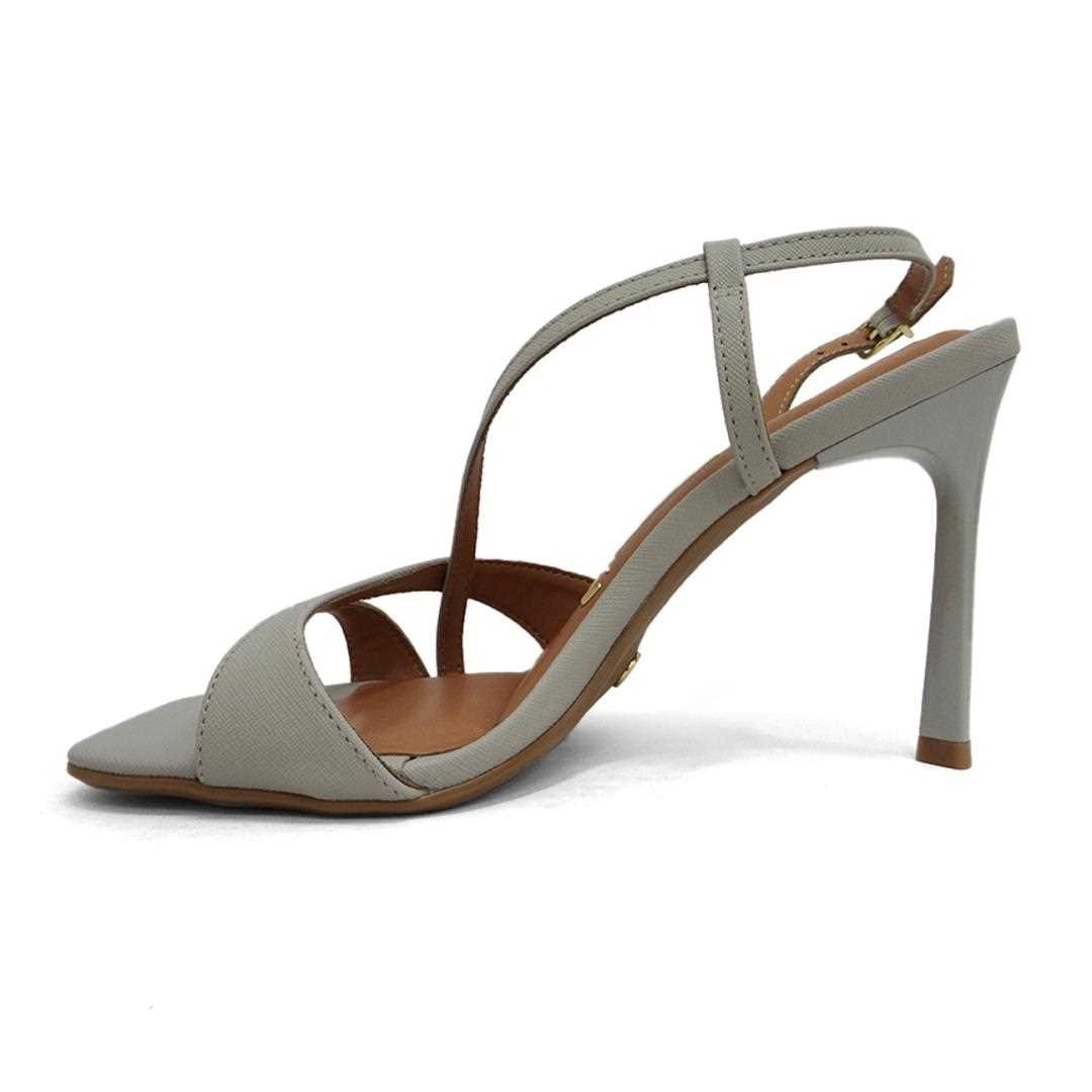 Sandália Vizzano Salto Fino 6516.102 Cinza