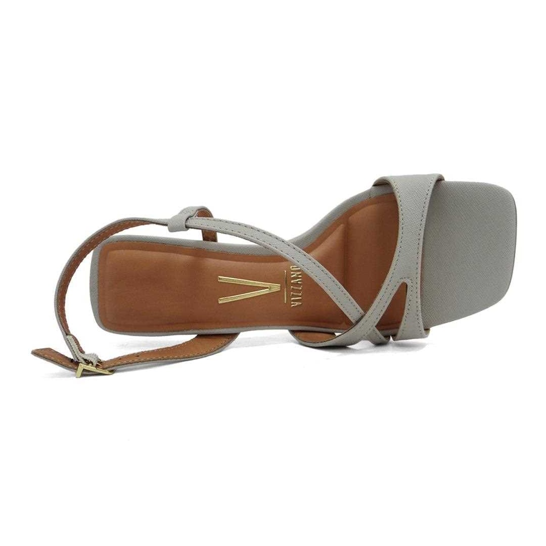 Sandália Vizzano Salto Fino 6516.102 Cinza