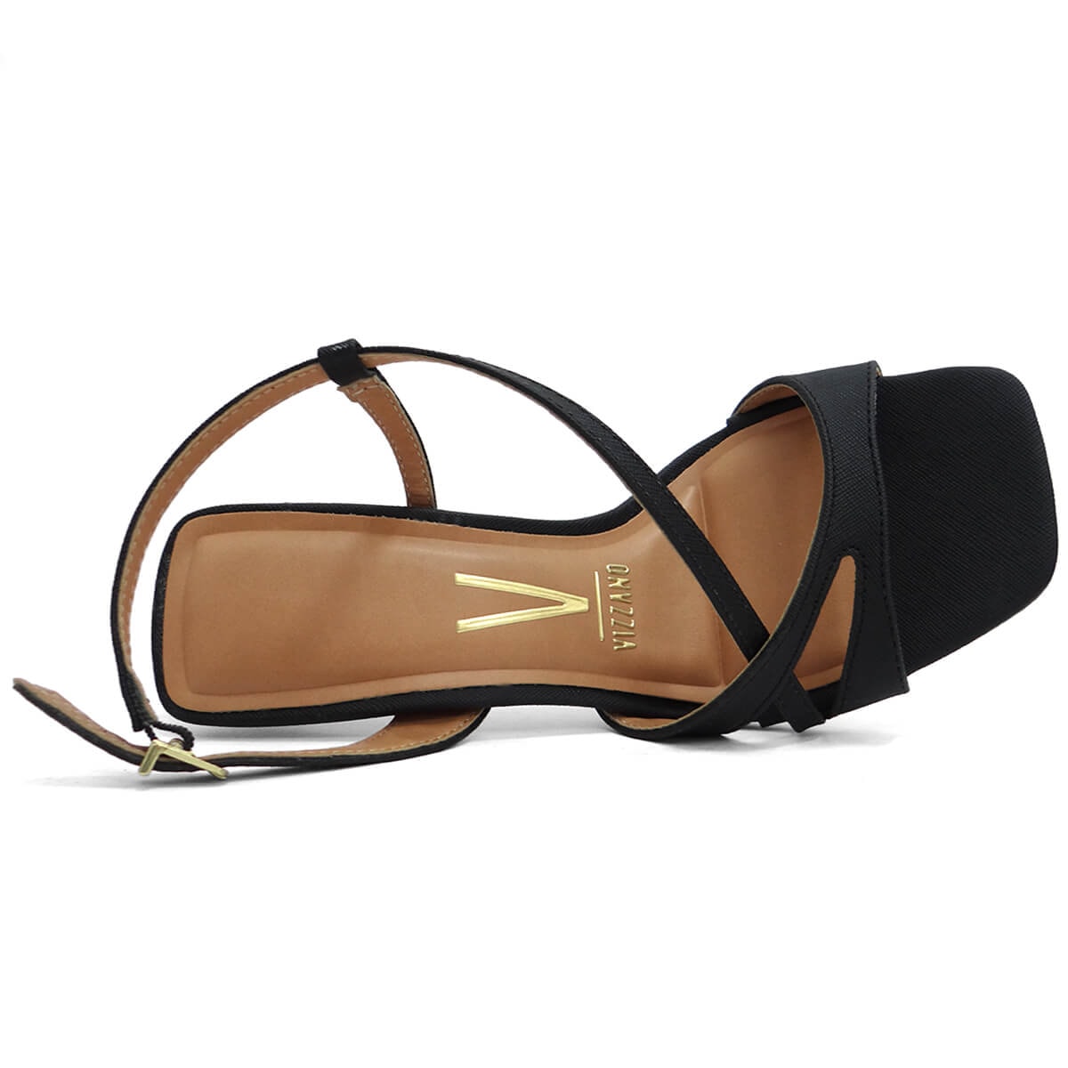 Sandália Vizzano Salto Fino 6516.102 Preto Sandália Vizzano Salto Fino 6516.102 Preto