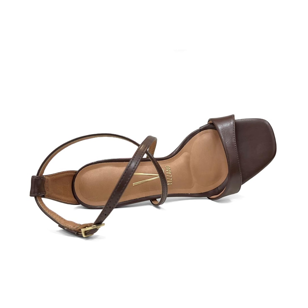Sandália Vizzano Salto Fino 6595.201 Chocolate