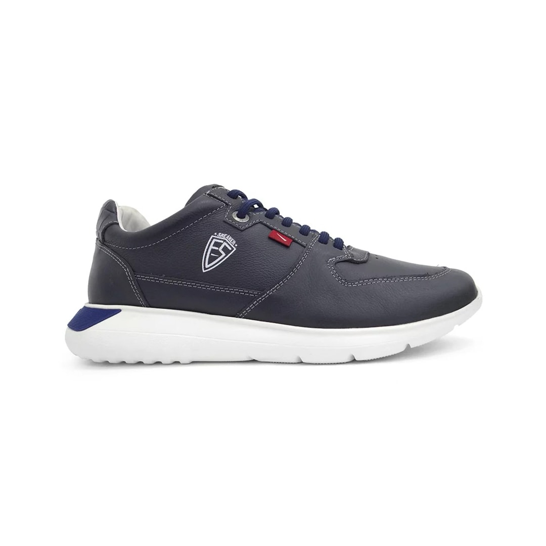 Sapatênis Ferracini Couro Elektra 9245-572 Navy