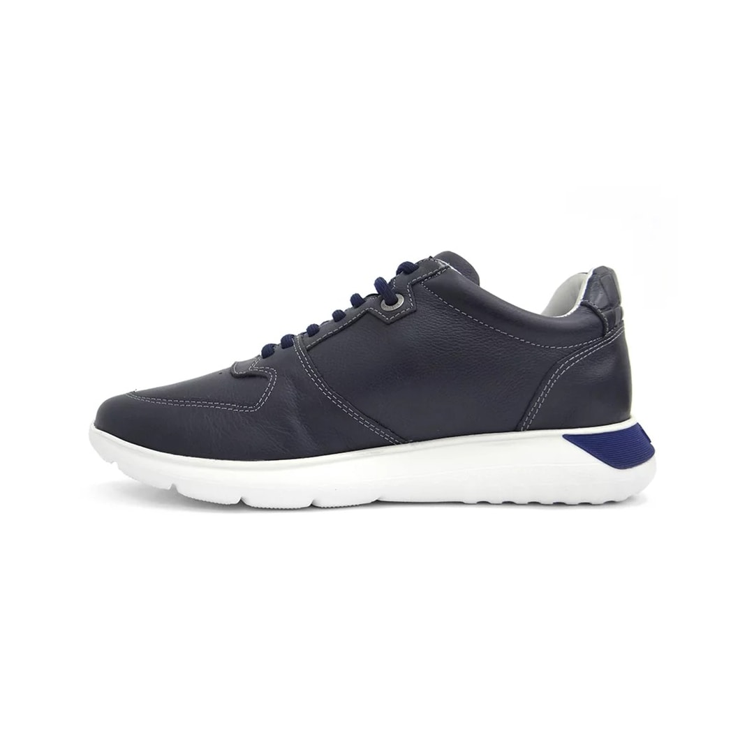Sapatênis Ferracini Couro Elektra 9245-572 Navy