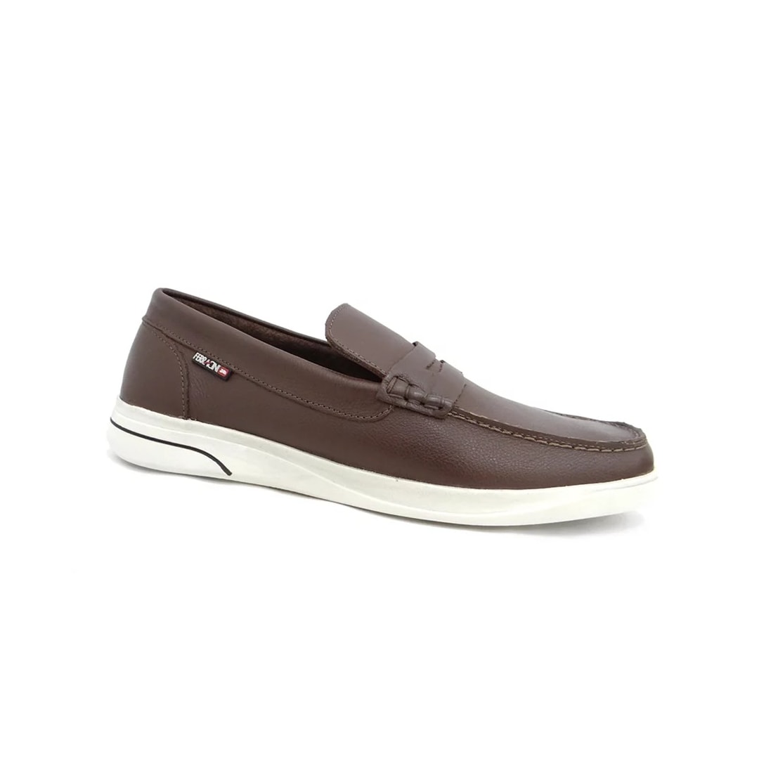 Sapatênis Ferracini Masculino Couro 7012-613 Tabaco