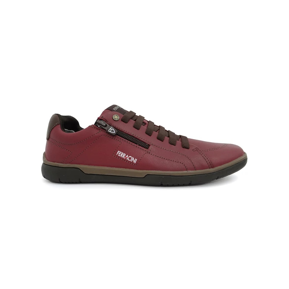 Sapatênis Ferracini Masculino Couro 7250-630 Ruby Sapatênis Ferracini Masculino Couro 7250-630 Ruby
