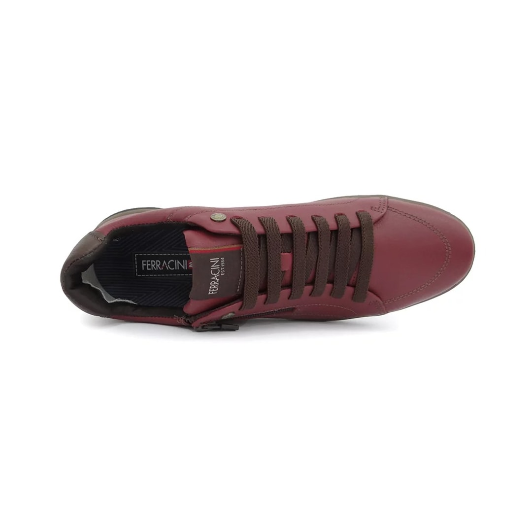 Sapatênis Ferracini Masculino Couro 7250-630 Ruby