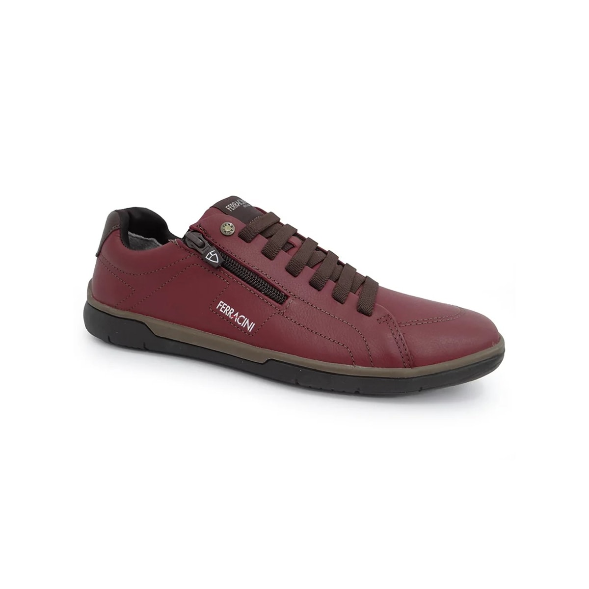 Sapatênis Ferracini Masculino Couro 7250-630 Ruby Sapatênis Ferracini Masculino Couro 7250-630 Ruby