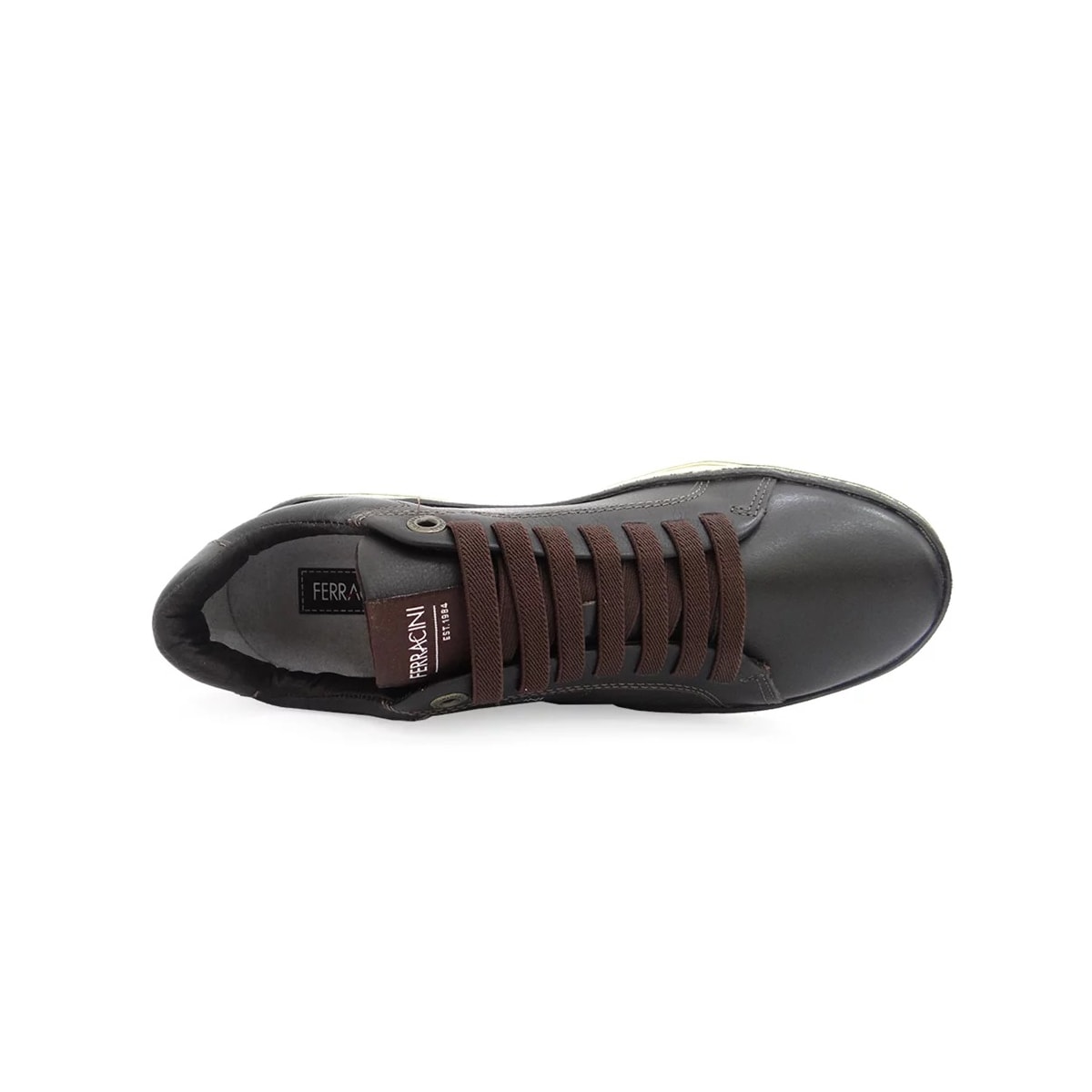 Sapatênis Ferracini Masculino Couro 7651-658 Chocolate Sapatênis Ferracini Masculino Couro 7651-658 Chocolate