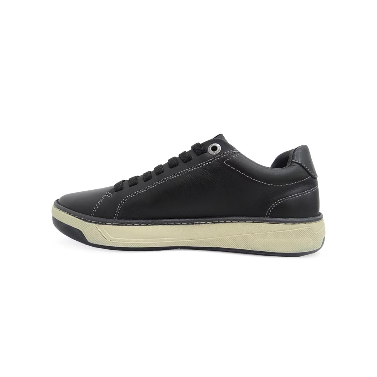 Sapatênis Ferracini Masculino Couro 7651-658 Preto Sapatênis Ferracini Masculino Couro 7651-658 Preto