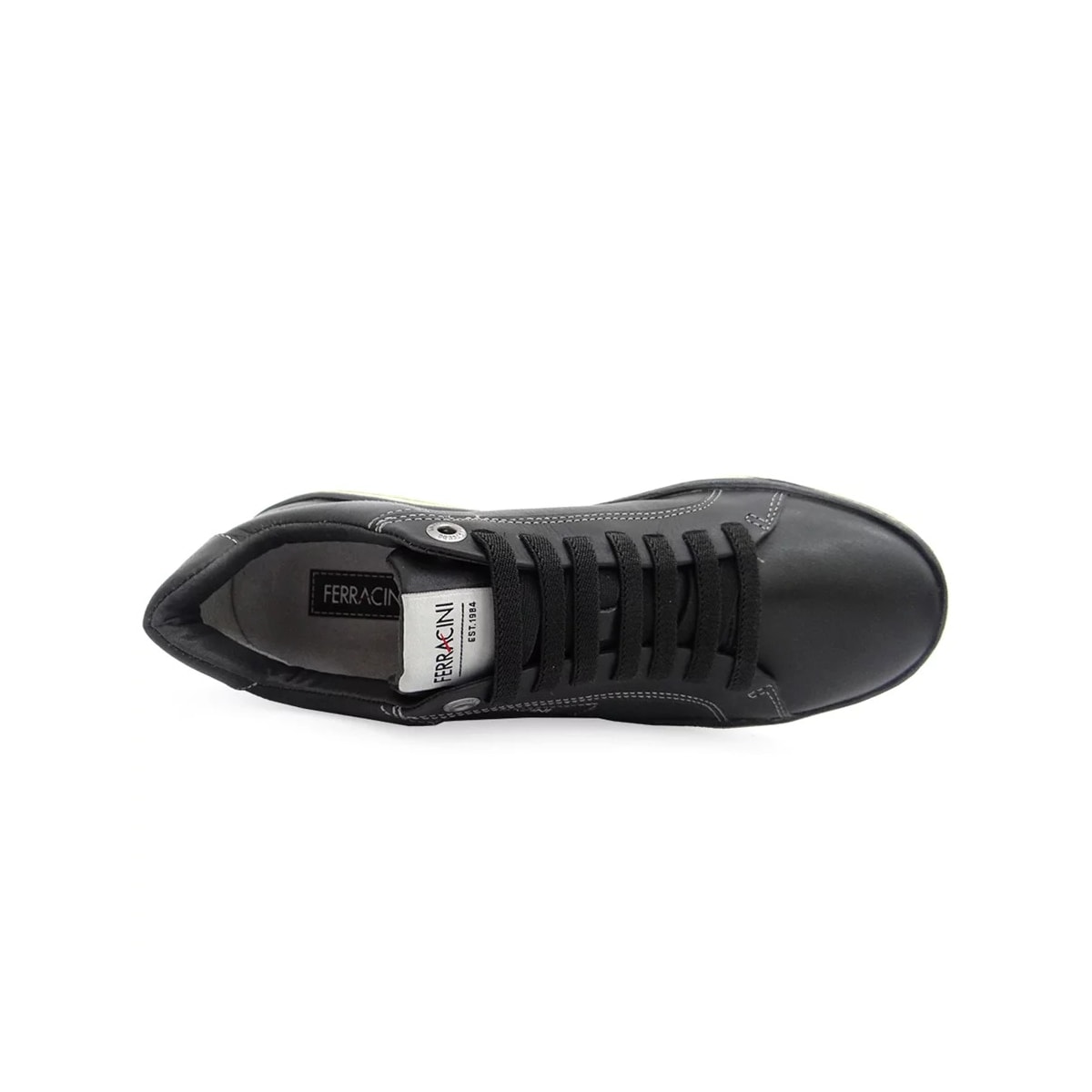 Sapatênis Ferracini Masculino Couro 7651-658 Preto Sapatênis Ferracini Masculino Couro 7651-658 Preto