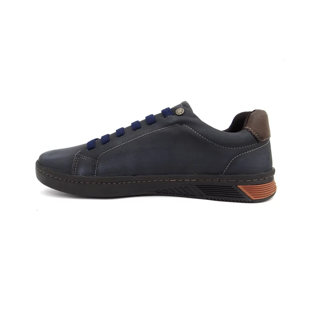 Sapatênis Ferracini Masculino Couro 9564-617 Marinho
