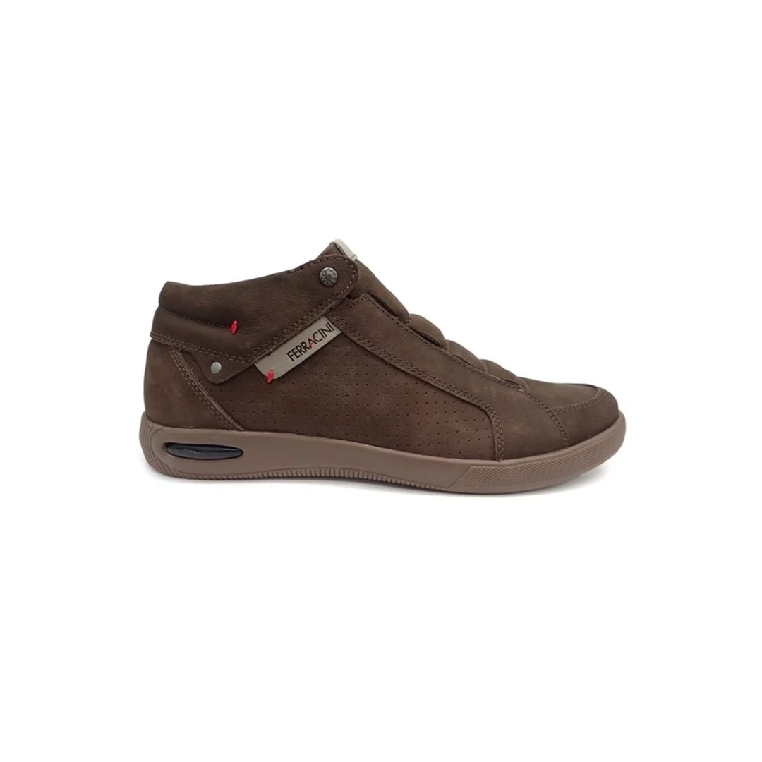 Sapatênis Ferracini Masculino Couro Blady 1445a Cafe