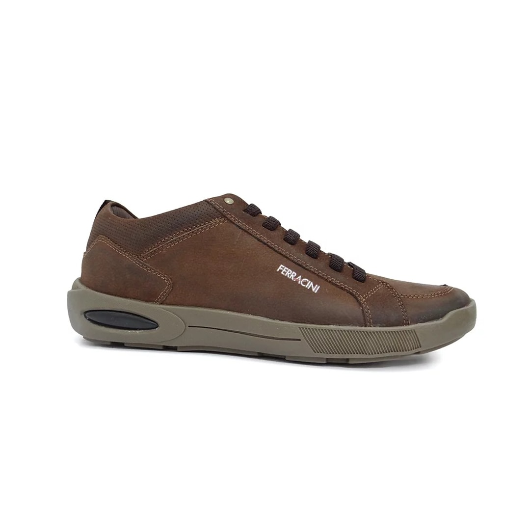 Sapatênis Ferracini Masculino Couro Pulse 2262C Chocolate Sapatênis Ferracini Masculino Couro Pulse 2262C Chocolate