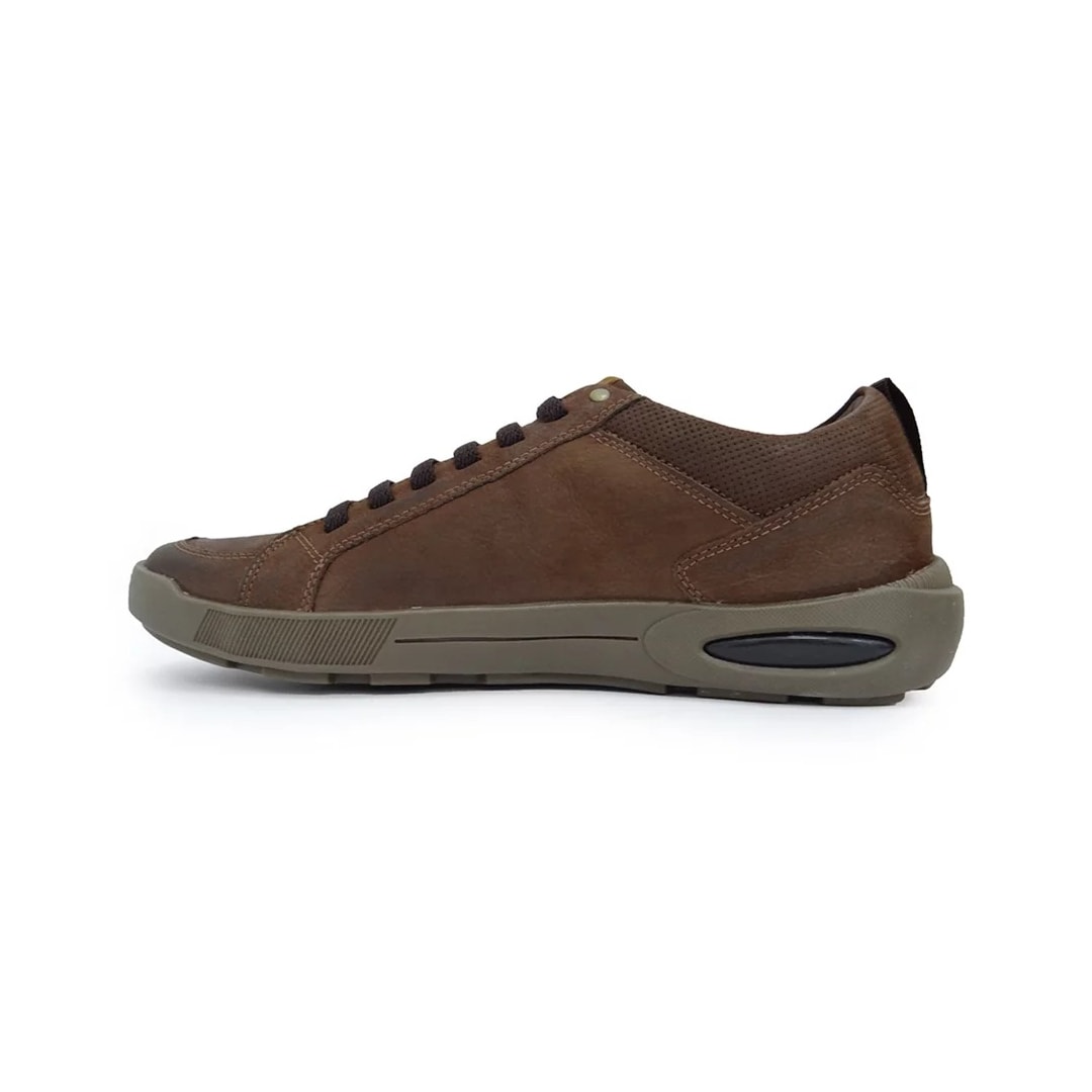 Sapatênis Ferracini Masculino Couro Pulse 2262C Chocolate