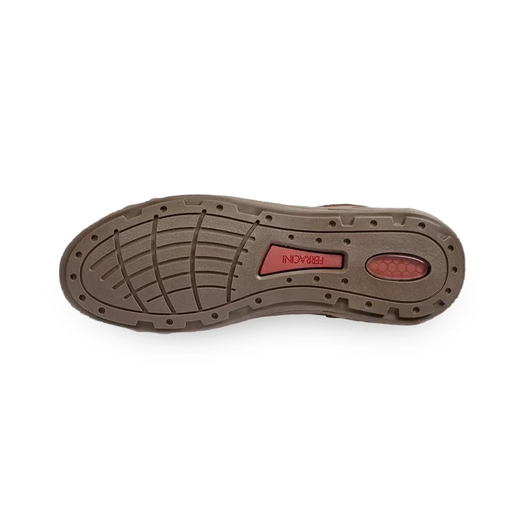 Sapatênis Ferracini Masculino Couro Pulse 2262C Chocolate