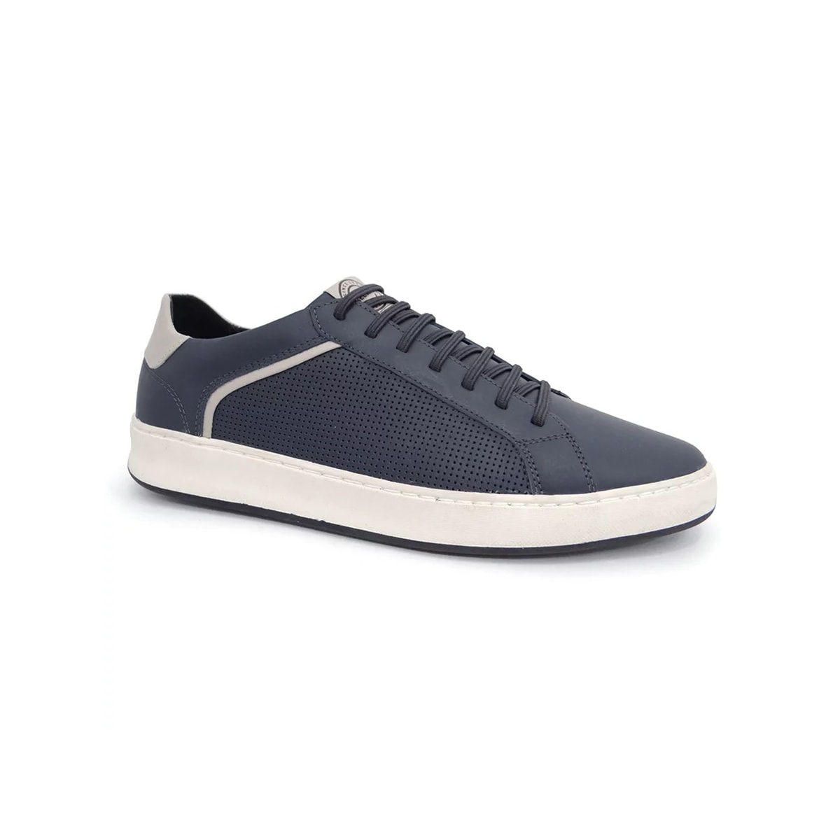 Sapatênis Free Way Masculino de Couro Groove Navy Sapatênis Free Way Masculino de Couro Groove Navy